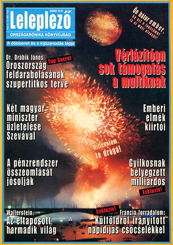 T�ke P�ter  (f�szerk.) - Leleplez� - Orsz�gkr�nika k�nyv�js�g 2000. II/4.