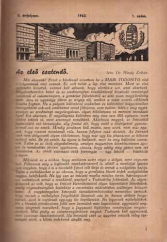 Peitler Gyula  (szerk.) - Mabi tud�s�t� 1943 II. �vf. (teljes)