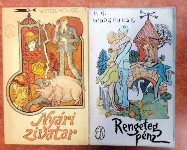 P. C. Wodehouse - Wodehouse könyvek (2db.): Az életművész + Kirabol a komornyikom