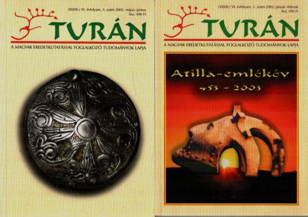 B�rdi L�szl� dr. - 2 db Tur�n 2003/1, 3. sz�mok.