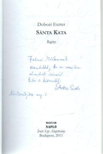Dobozi Eszter - Sánta Kata