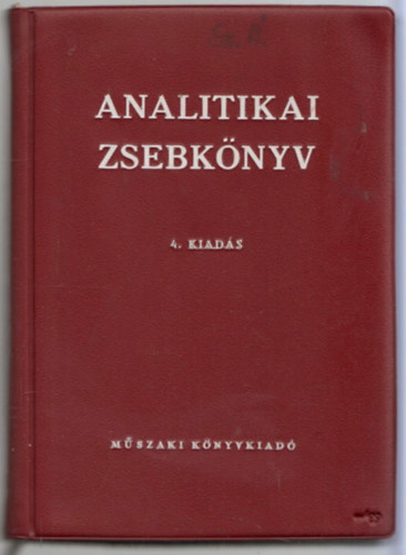 Bnyai-Kocsis-Dr. Mzor-Rdy - Analitikai zsebknyv