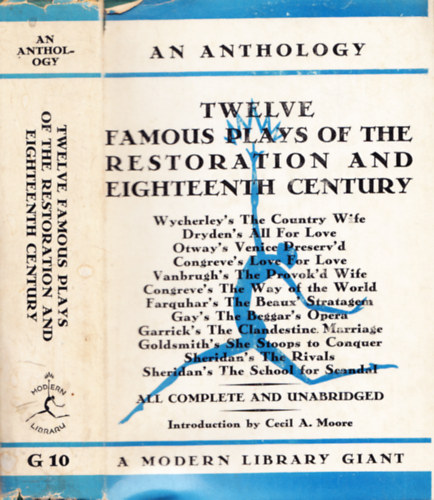 Twelve Famous Plays of the Restoration and Eighteenth Century