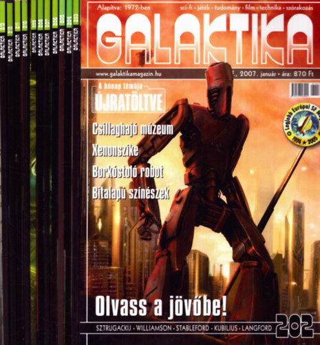 Burger Istvn  (fszerk.) - Galaktika 2007/1-12. (teljes vfolyam szmonknt, 202-213. szmok)