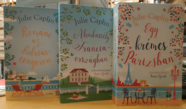 Julie Caplin - 3 db Julie Caplin: Románc az Adriai tengeren + Álomkastély Franciaországban + Egy krémes Párizsban
