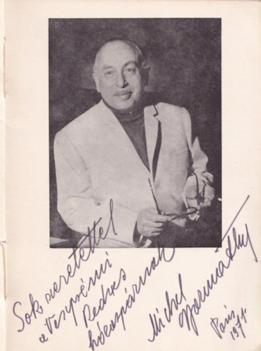 Michel Gyarmathy - Mosolyok �s K�nnyek paris 1970  versek  Dedik�lt !