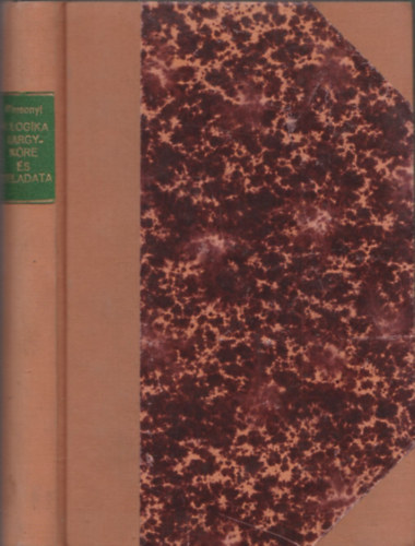 Pozsonyi Frigyes - A logika tárgyköre és feladata