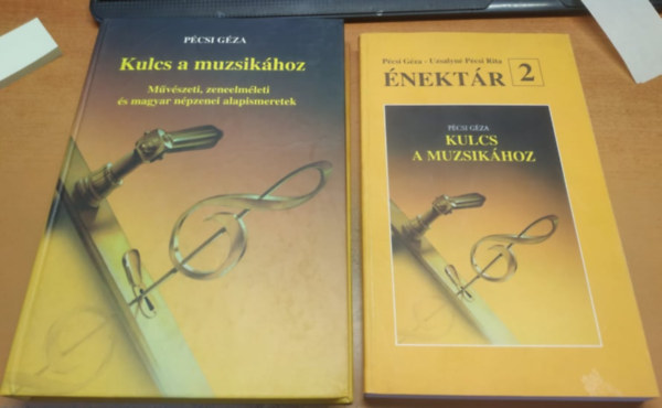 Pcsi Gza-Uzsalyn Pcsi Rita - Kulcs a muzsikhoz: Mvszeti, zeneelmleti s magyar npzenei alapismeretek + nektr.: Kulcs a muzsikhoz c. tanknyv mellklete (2 ktet)