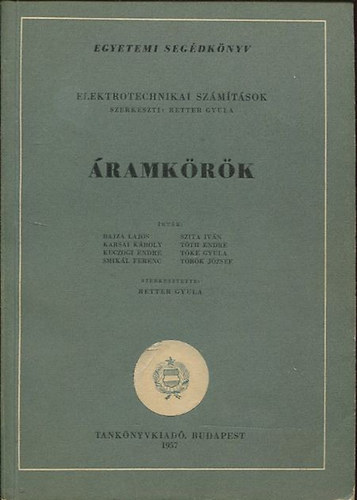 Retter Gyula  (szerk.) - ramkrk (Elektrotechnikai szmtsok)