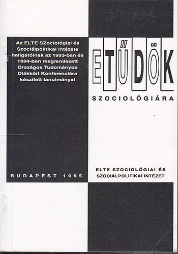 Et�d�k szociol�gi�ra