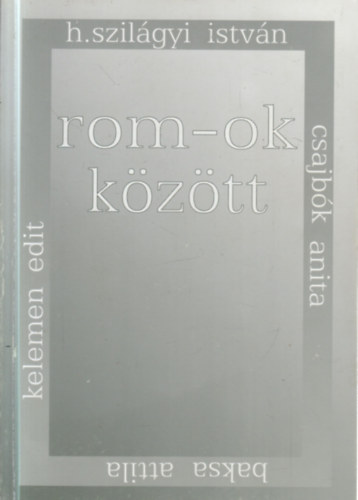 Kelemen Edit, H. Szil�gyi Istv�n, Baksa Attila Csajb�k Anita - Rom-ok k�z�tt - Egy tisza�jv�rosi kuk�z� roma csal�d antropol�giai vizsg�lata