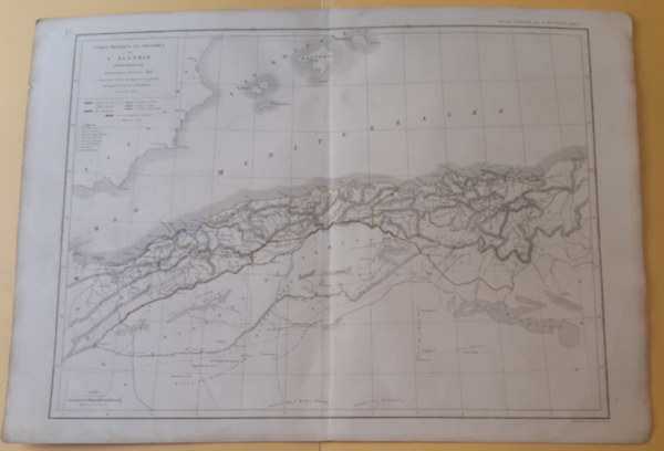 Carte physique et Politique de L'Alg�rie septentrionale + Asia Minor - Egyptus - Syria + Royaume de J�rusalem - P�nensule Hell�nique - L'Empire Grec /Atlas Migeon-t�rk�p/
