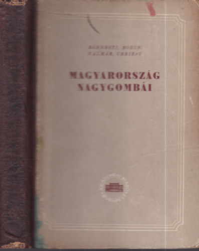 Bnhegyi-Bohus-Kalmr-Ubrizsy - Magyarorszg nagygombi a kalaposgombk kivtelvel