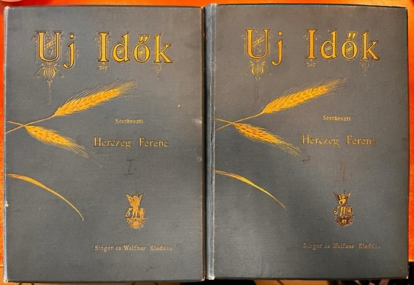 Herczeg Ferenc  (szerk) - Uj id�k - XXIII. �vfolyam I-II. k�tet - 1916-1917