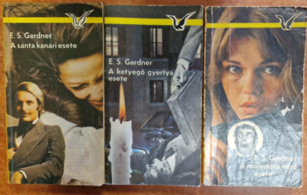 E.S. Gardner - 3db E. S. Gardner krimi: A sánta kanári esete;  A ketyegő gyertya esete,A molyrágta nerc esete