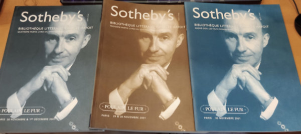 Sotheby's - Sotheby1s - bibliothque littraire Charles Hayoit - Paris 29 & 30 Novembre 2001 + Paris 30 Novembre & 1er Dcembre 2001 + Paris 30 Novembre 2001