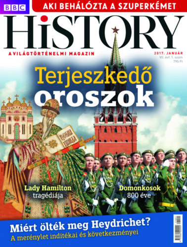Papp Gbor  (fszerk.) - BBC History - 2017/1, 2, 3, 4, 5, 6, 7, 8, 10, 11. szm (10 db, lapszmonknt)