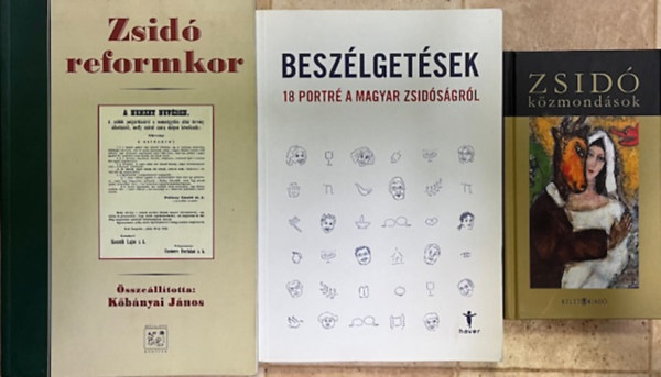 Kőbányai János - Zsidó témájú könyvcsomag (3 kötet)