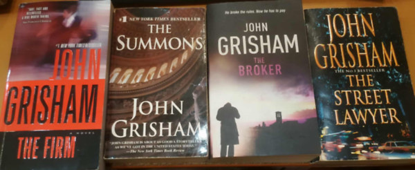 John Grisham - 4 db John Grisham: The Summons + The Firm + The Broker + The Street Lawyer