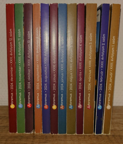 Az Adoremus c�m� kereszt�ny foly�irat teljes 2024-es �vfolyama