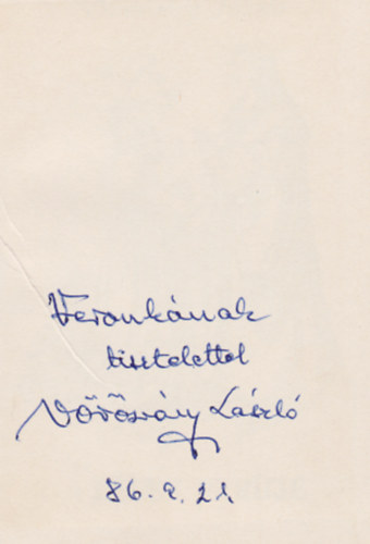 V�r�sv�ry L�szl� - A l�lek der�je (dedik�lt)