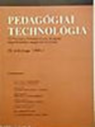 Rohonyi Andr�s - Pedag�giai technol�gia VIII. �vfolyam 1987/4