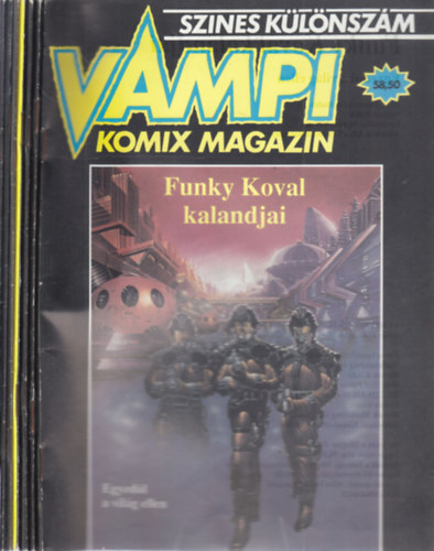 Vampi magazin I. �vfolyam 1-6. sz�mok + Sz�nes k�l�nsz�m (7 db. lapsz�m)