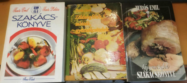 Turs Emil s Lukcs - 3 db Turs szakcsknyv: A mi szakcsknyvnk (Turs Emil s Lukcs Szakcsknyve) + Gyorstelek szakcsknyve + Zldsgflk, saltk, gymlcstelek