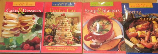 Jeremy Vincent - 4 db Pocket Gourmet Series: Cakes & Desserts + Festive Fare + Spring into Summer + Soups & Starters