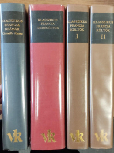 Vilgirodalom Remekei csomag (4 ktet): Klasszikus francia drmk + Klasszikus francia kisregnyek + Klasszikus francia kltk I-II