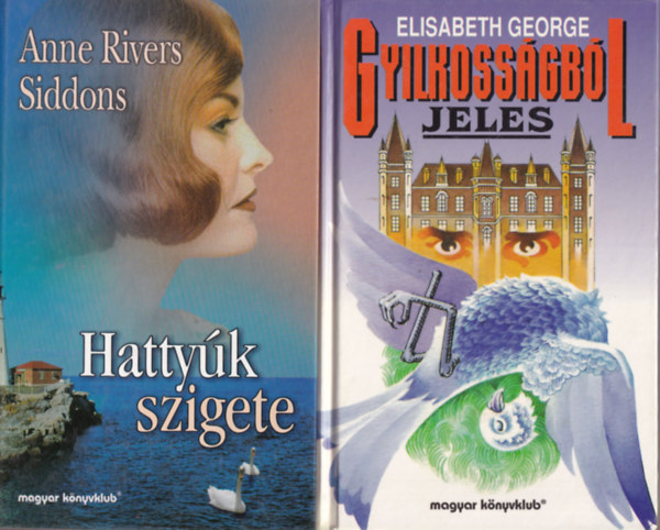 Anne Rivers Siddons - 2 db Krimi könyv: Hattyúk szigete +Gyilkosságból jeles