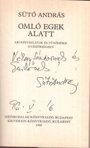 St Andrs - Oml egek alatt - Dediklt