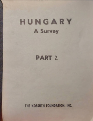 Szt�ray Zolt�n - Hunary - A survey Part 2.  (K�k�nlenyomat)