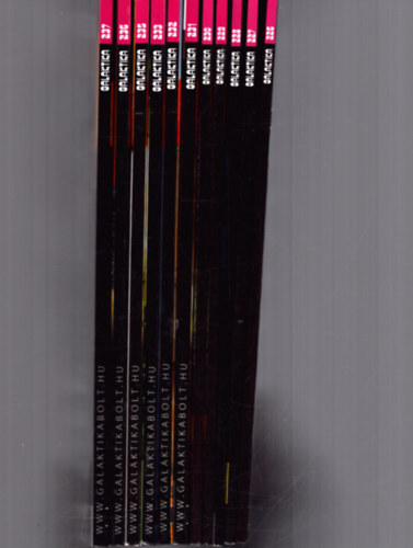 Burger István (főszerk.) - Galaktika 2009/1-8., 10-12. számok (11 db)