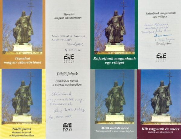 Dávid Gyula Veress Zoltán (szerk.) - 5 db a Határtalan hazában sorozatból: Túlélő falvak - Gondok és tervek a Kárpát-medencében - Dedikált! + Mint oldott kéve - Barangolások a szórványvilágban + Kik vagyunk és miért - Írások az identitásról + Rajzoljunk magunkna