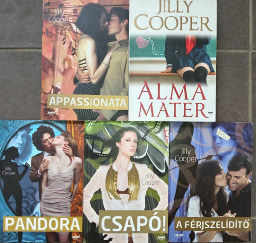 Jilly Cooper - (5db) Jilly Cooper Romantikus knycsomag: Appassionata / Alma Mater / Pandora / Csap! / A frjszelidt