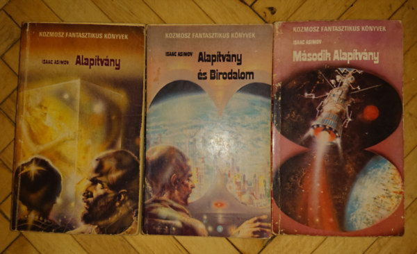 3 db Asimov regny: Az alaptvny, Alaptvny s birodalom, A msodik alaptvny