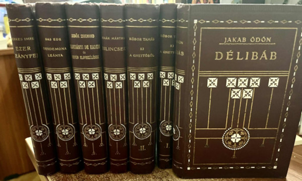 Sas Ede Berkes Imre - Ezer Leányfej + Desdemona leánya +Bajcsányi de Eadem és egyéb elbeszélések + Bilincsek + Ki a ghettóból I-II, Délibáb