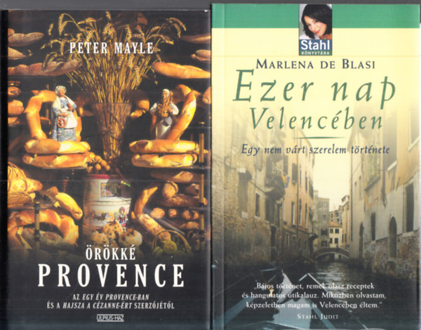Marlena de Blasi Peter Mayle - rkk Provence + Ezer nap Velencben