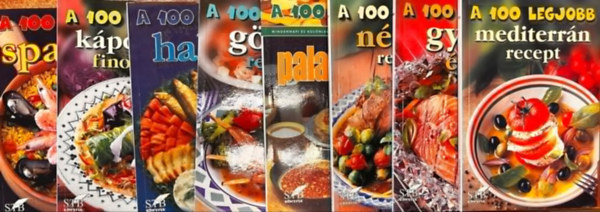 ismeretlen - A 100 legjobb - recept k�nyvcsomag (8 db)