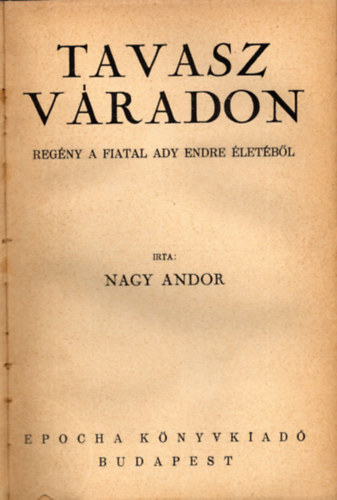 Nagy Andor - Tavasz Vradon