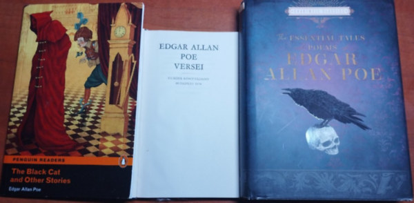 Edgar Allan Poe - 3db Edgar Allan Poe k�nyv.:Edgar Allan Poe versei+The Black Cat and Other Tales+The Essential Tales And Poems of Edgar Allen Poe