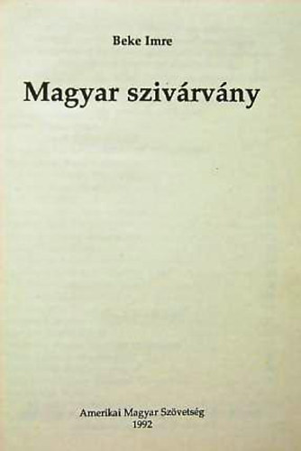 Beke Imre - Magyar szivárvány