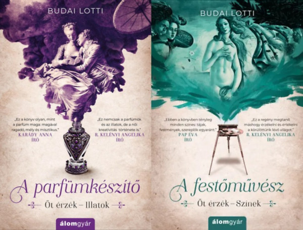 Budai Lotti - t rzk sorozat 1-2.: A festmvsz + A parfmkszt