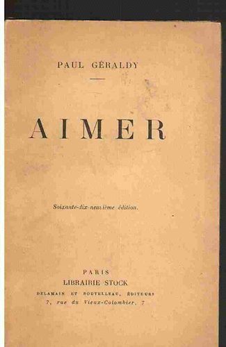 Paul G�raldy - Aimer