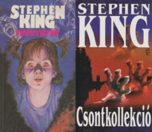 Stephen King - 2 db Stephen King horror: Csontkollekció + Tűzgyújtó