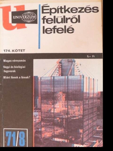 Univerzum - �p�tkez�s fel�lr�l lefel� (174.k�tet) 71/8