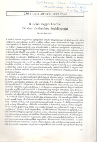 Dr. Dr. Szab� Ferenc, Ambrus Zolt�n Krupa Andr�s - B�k�si �let 82/3 - dedik�lt