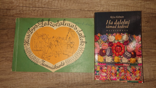 Kriza Klmn, Kiss Lajos - 2 knyv nts kedveknek: Ha dalolni tmad kedvem, Lakodalmas dalok