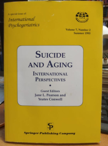 Yeates Conwell Jane L. Pearson - Suicide and Aging - International Perspectives - Volume 7, Number 2, Summer 1995